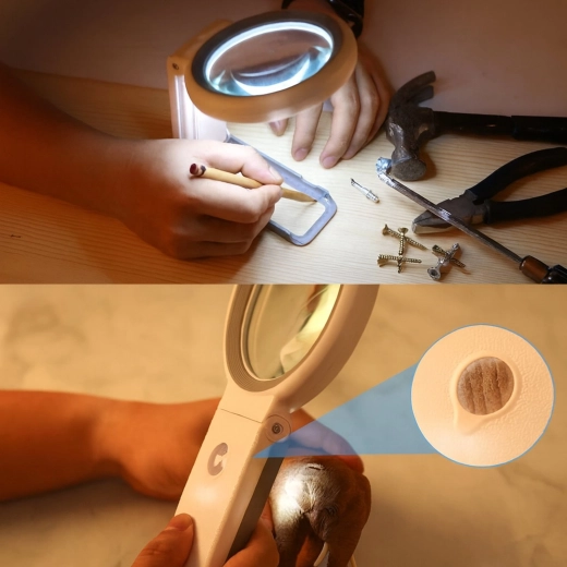 30 diodes LED et trois teintes de lumière