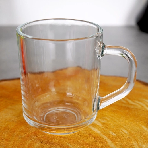 Verre épais résistant et anse confortable