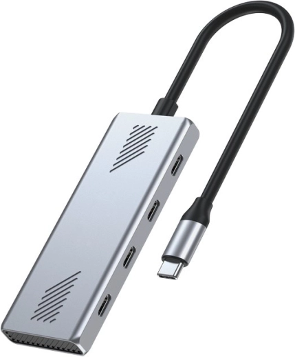 Quatre ports USB‑C pour une flexibilité maximale