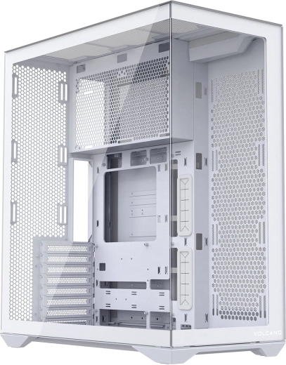Modecom Volcano Space XL boîtier PC tour complète blanc avec verre trempé