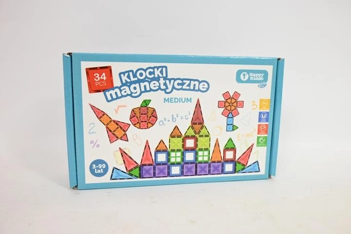 Cubes magnétiques SmilyPlay 34 pièces