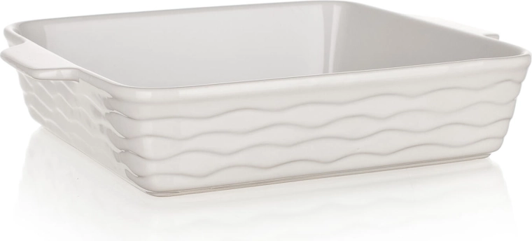 Plat à gratin en céramique Culinaria 28,5 × 24 cm blanc