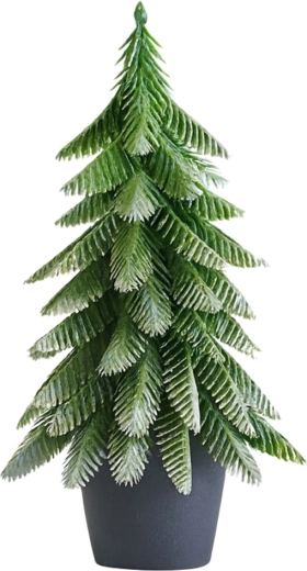 Rameaux réalistes à givre argenté