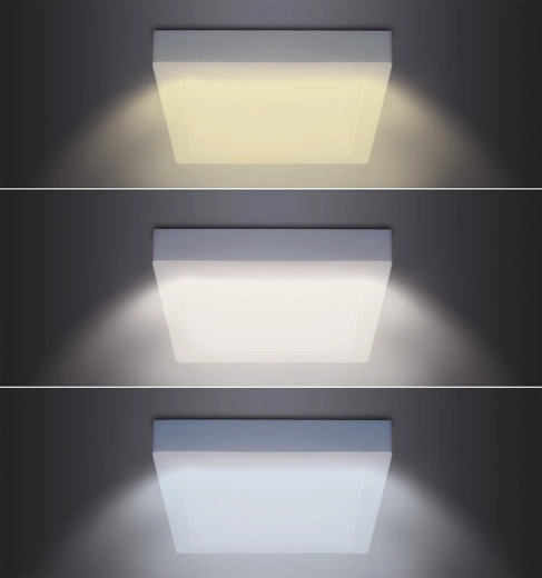 Couleur de lumière réglable (CCT 3000/4000/6000 K)