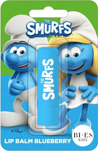 Baume à lèvres pour enfants au parfum de myrtille SMURFS