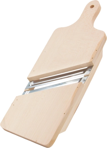 Râpe à chou en bois avec deux lames de 41,5 cm