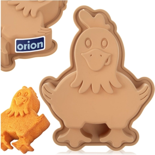 Forme 3D détaillée de poule