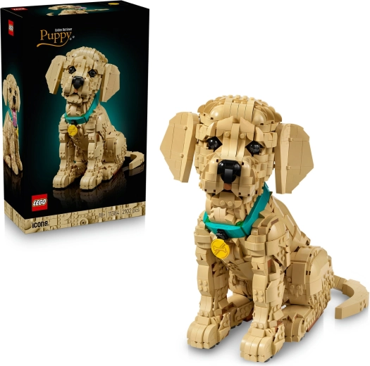 LEGO Icons chiot de golden retriever