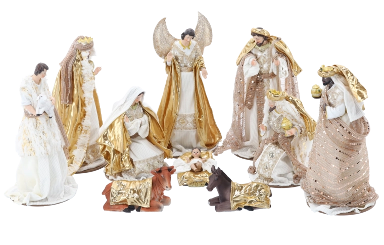 Finition luxueuse blanc et or