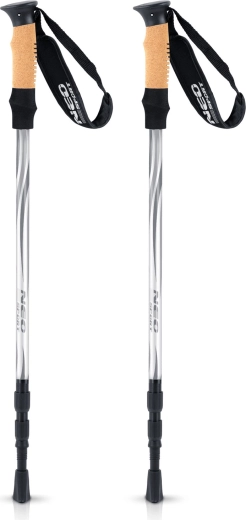 Poignées ergonomiques en liège et dragonne confortable