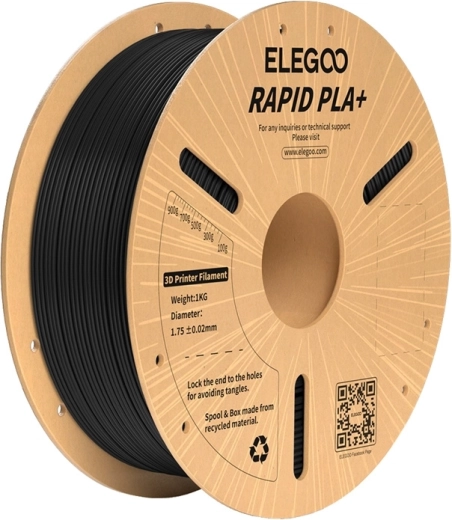Filament ELEGOO Rapid PLA+ noir 1,75 mm 1 kg