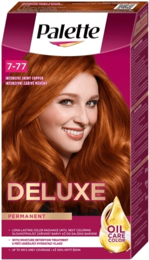 Palette Deluxe 7-77 coloration cheveux cuivre éclatant intense 50 ml