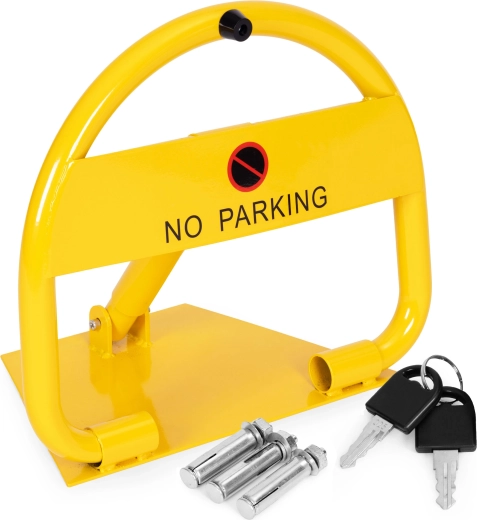 Antivol de stationnement rabattable 40 cm avec clé