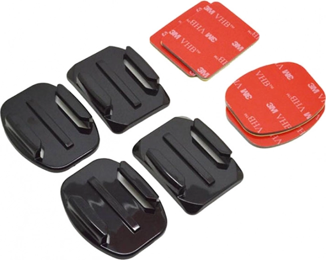 Kit d’autocollants et de supports J-Hook pour caméras sport Telesin