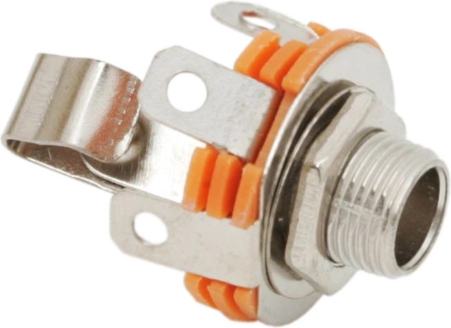 Prise jack mono encastrable de 6,3 mm avec interrupteur