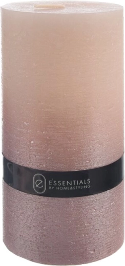 Bougie décorative DIP DYE bicolore 7 × 14 cm, 320 g