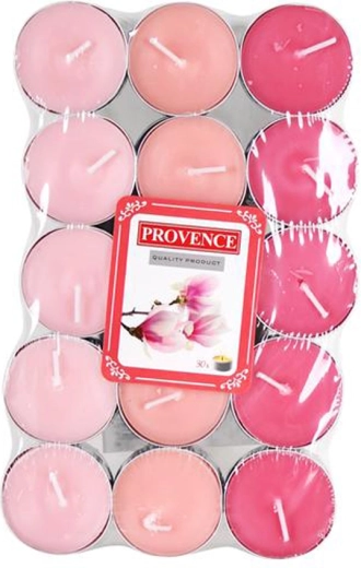 Bougies chauffe-plat parfumées Provence, magnolia, 30 pièces