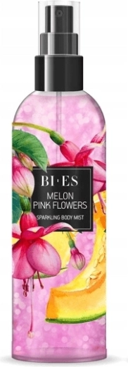 Spray corporel scintillant BI-ES Melon Pink Flowers 200 ml
