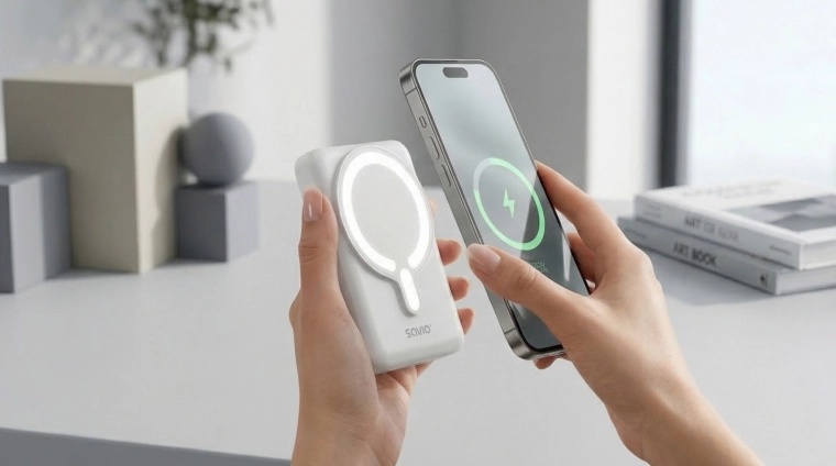Fixation magnétique pour une charge confortable