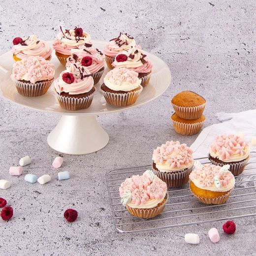 Aspect professionnel pour cupcakes et gâteaux