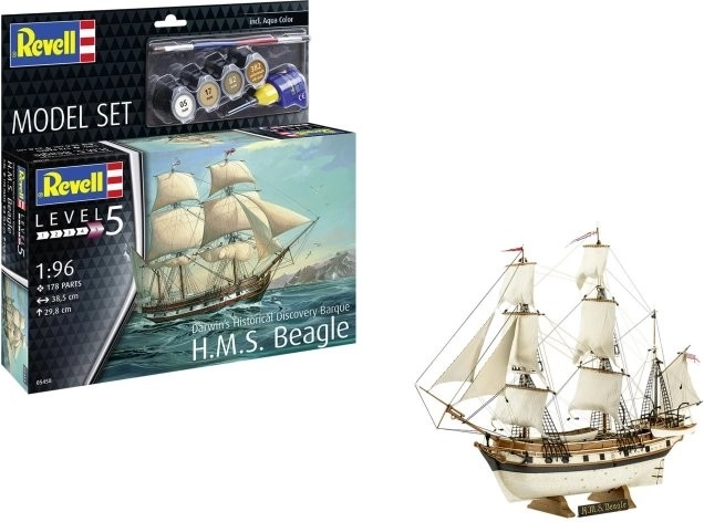 Maquette plastique du navire H.M.S. Beagle