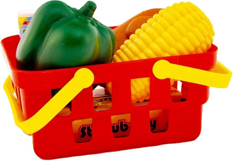 Panier et aliments emballés