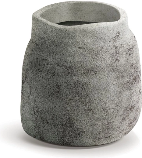 Pot de fleurs BOGE 46 cm en gris sel