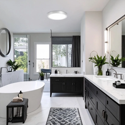 IP54 pour salle de bain et lumière uniforme