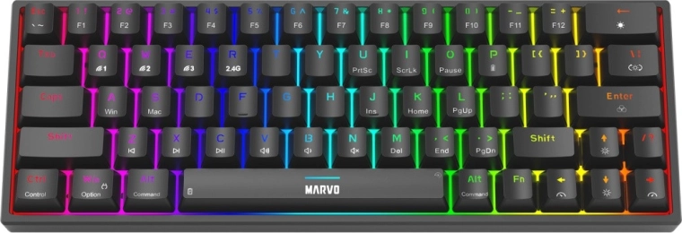 Switches hot-swap et rétroéclairage RGB