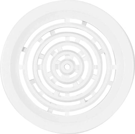 Grille d’aération en plastique 50 mm - 4 pièces – Blanche