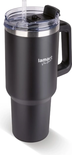 Gobelet isotherme Lamart Huge 0,9 l – Noir