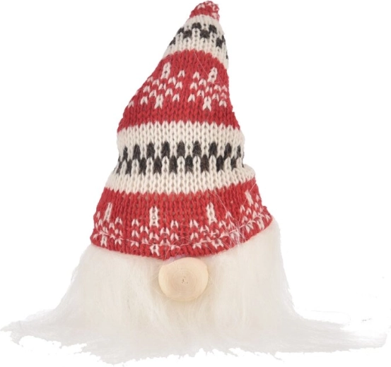 Petit lutin de Noël en peluche avec éclairage LED – 14 cm