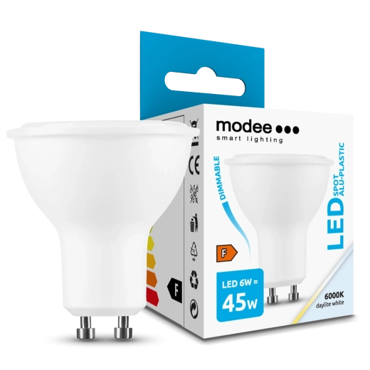 Ampoule LED GU10 6W 550 lm blanc froid, dimmable