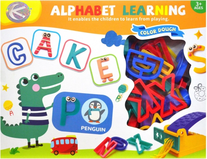 Pâte à modeler (ciastolina) – lettres - 1 pièce