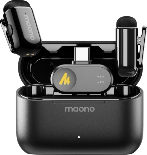 Microphone sans fil Maono WM622 PC2 pour iPhone et iPad