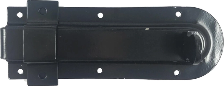 Verrou 100 mm noir pour portillons et portails