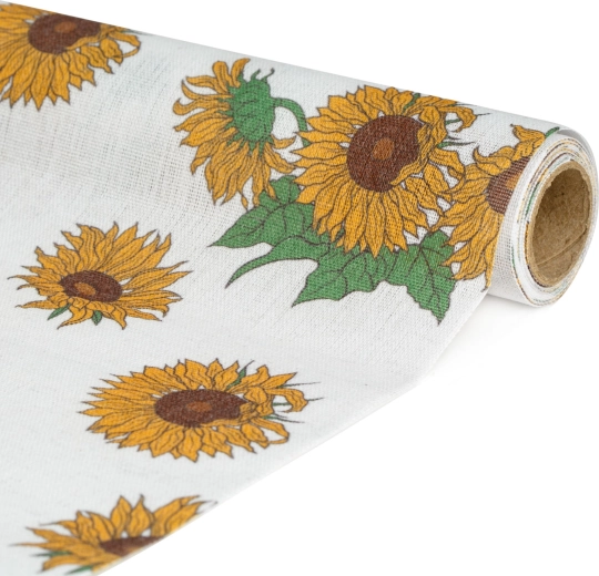 Chemin de table avec tournesols 180 × 28 cm