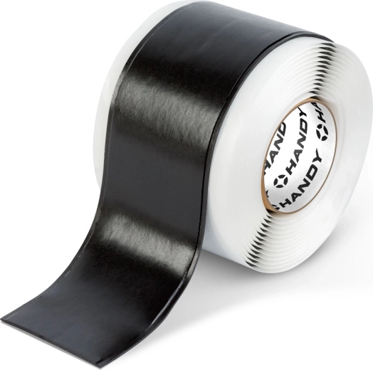 Ruban isolant auto-amalgamant en caoutchouc butyle 3 m × 50 mm × 1,65 mm noir