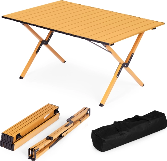 Table de camping pliante 90 × 60 cm avec sac de transport MultiGarden