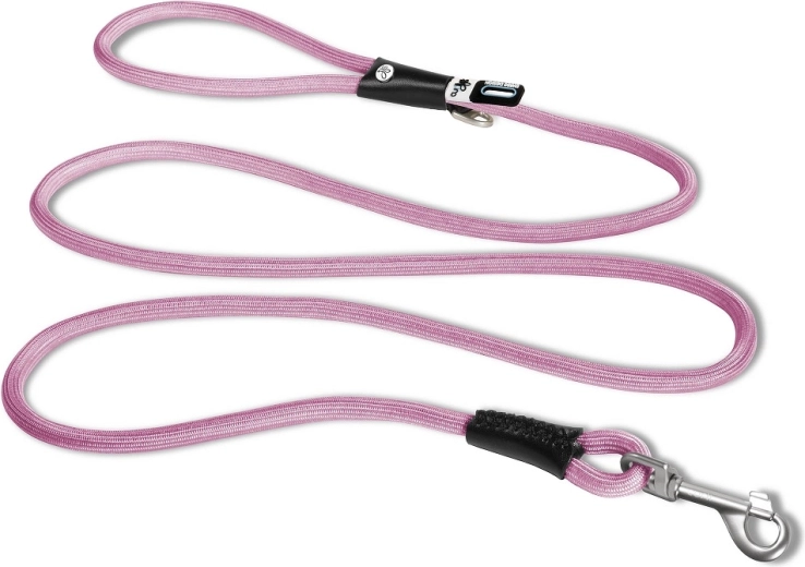 Laisse en corde confortable Curli Comfort Pink pour chiens