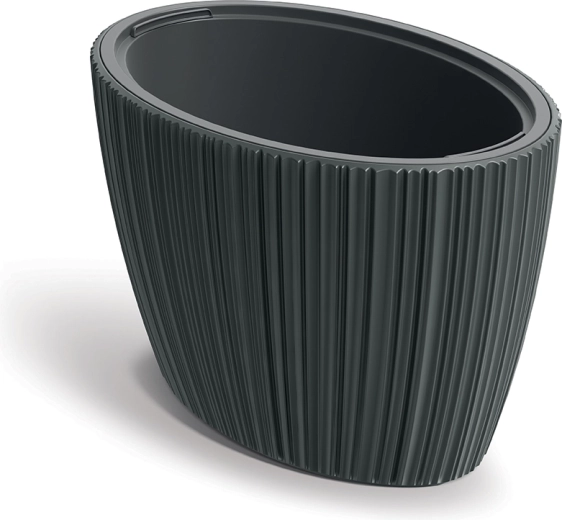 Pot de fleurs ORO gris foncé 59,5 cm