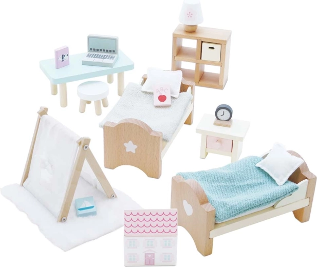 Le Toy Van Daisylane chambre d’enfant en bois pour maison de poupées