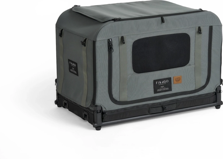 Cage de transport pliable Fikago Queen S verte
