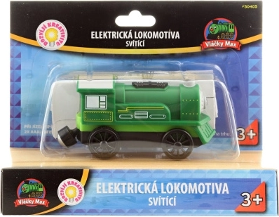 Locomotive électrique verte Vláčky Max