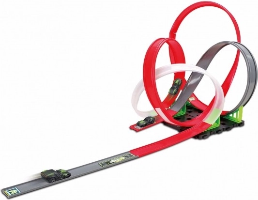 Trois configurations de piste 3-en-1