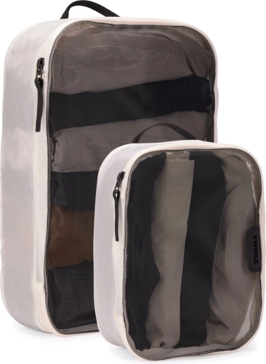 Thule set de cubes de rangement de voyage (1 × moyen et 1 × petit), blanc