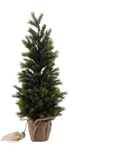 Housse en jute du pot pour un aspect naturel