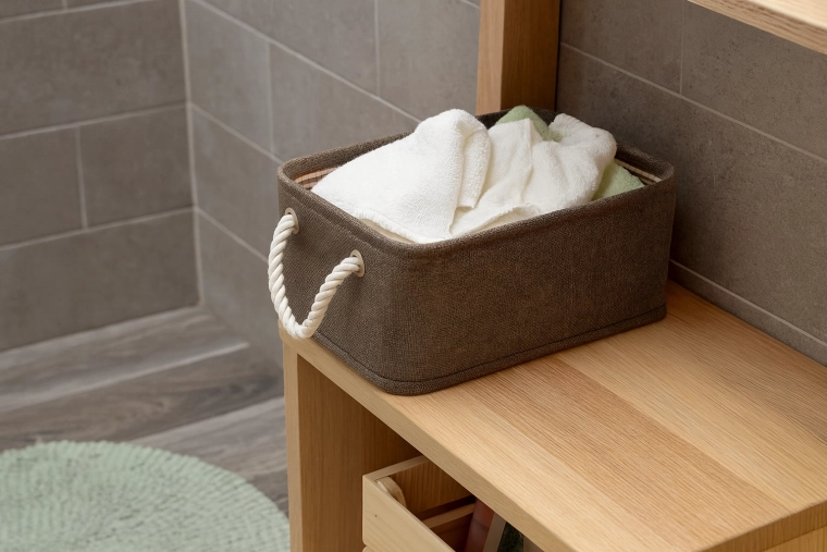 Idéal pour la salle de bain pour serviettes et cosmétiques