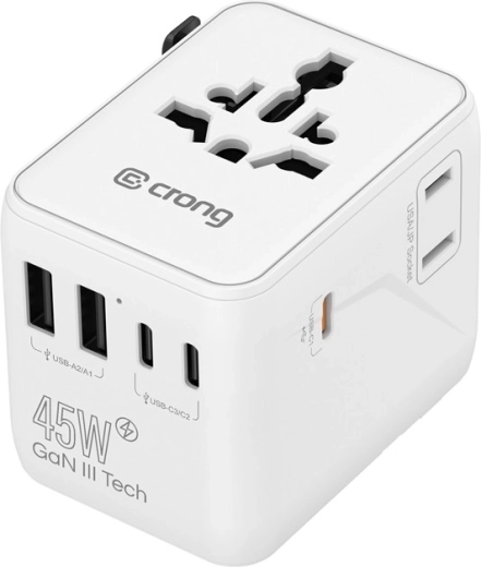 5× ports USB + prise AC pour d’autres appareils