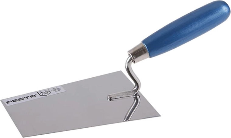 Truelle de maçon FESTA en acier inoxydable 160 × 115 mm